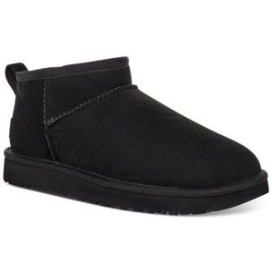 UGG(R) Ultra Mini Classic Boot in Black Suede (2)